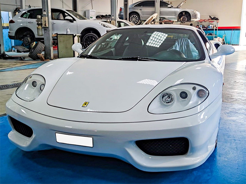 Ferrari repair Dubai by certified specialists