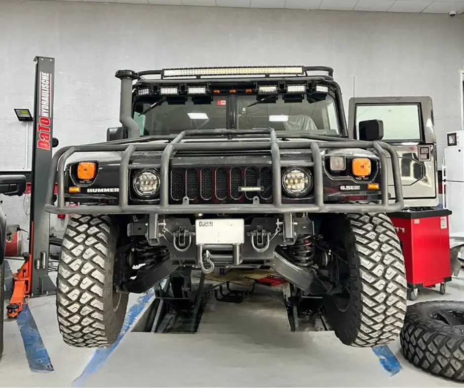 Hummer repair and service in Dubai by certified Carmend technicians, offering maintenance, diagnostics, and engine repairs