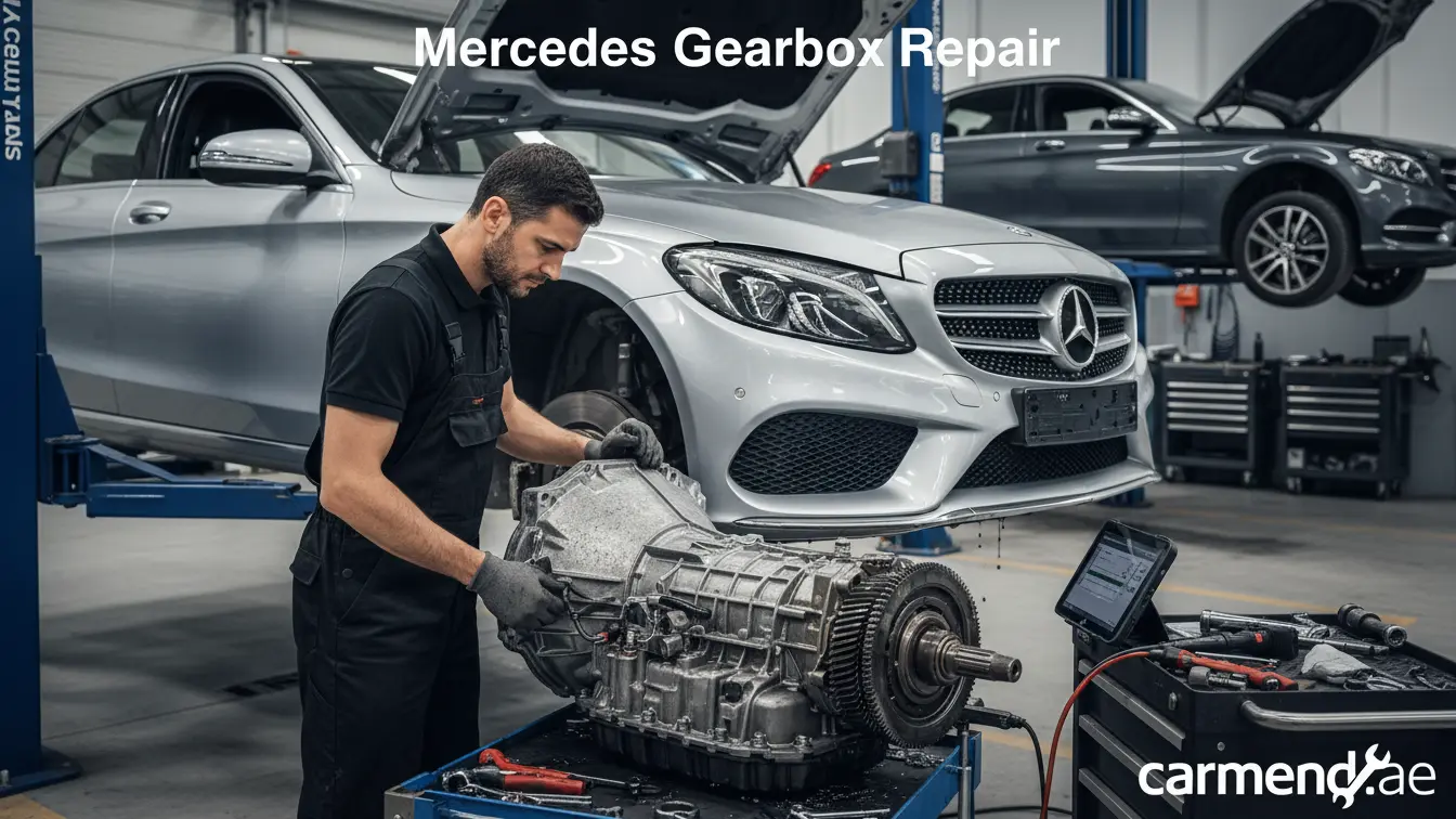 Mercedes Gearbox Repair Service at Carmend Dubai