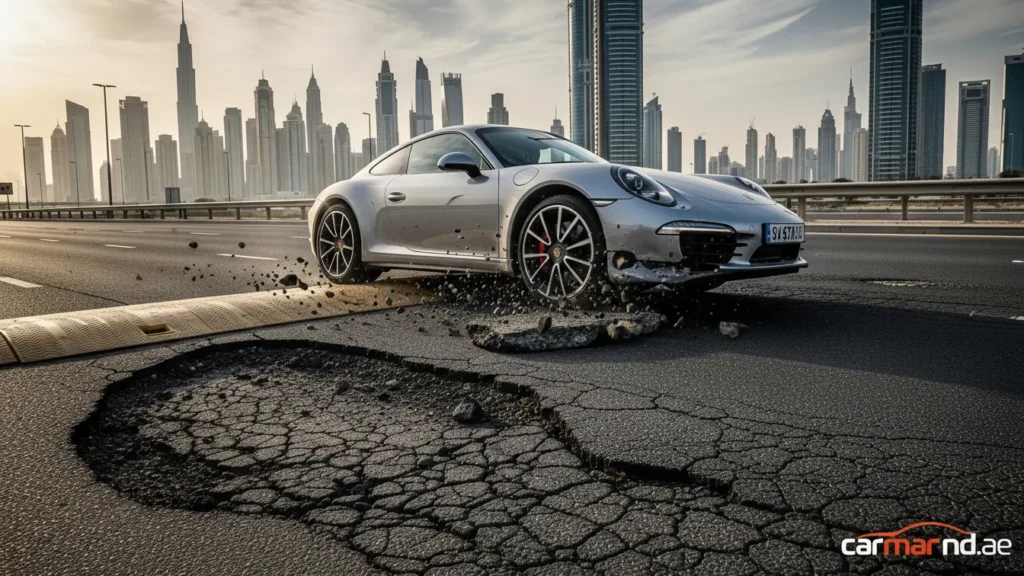 How Dubai road conditions damage your Porsche over time