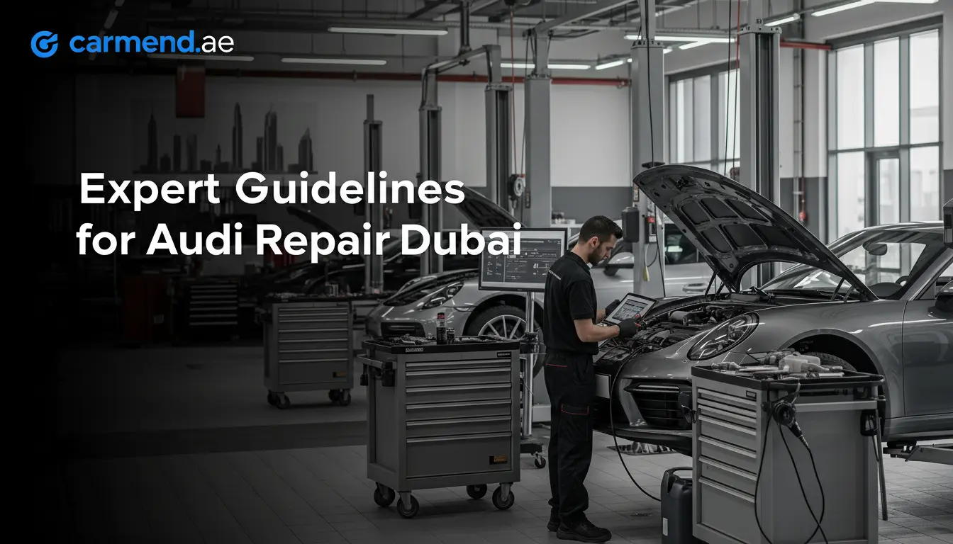 Audi repair Dubai at professional Audi workshop