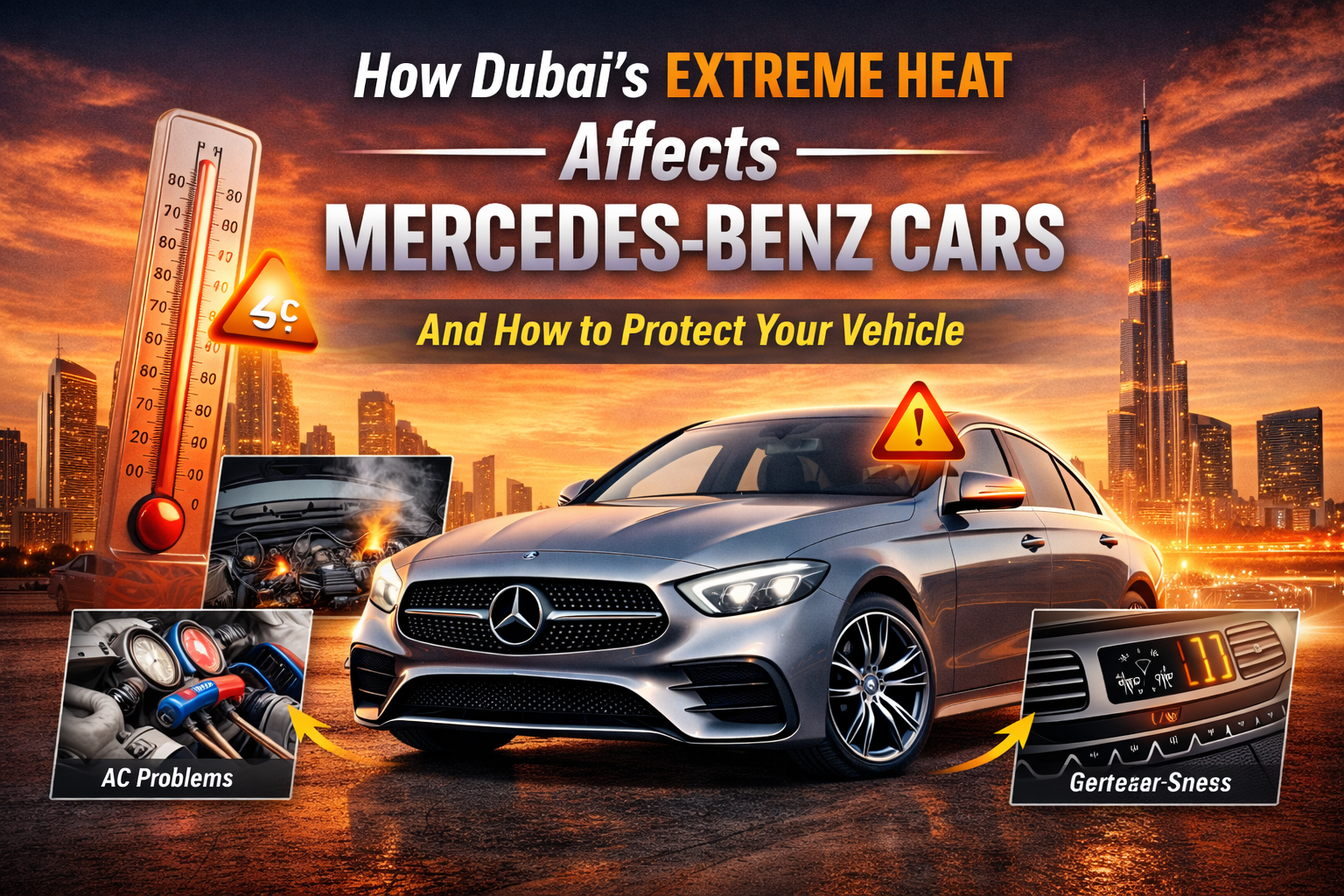featured image of How Dubai’s Heat Affects Mercedes-Benz Cars