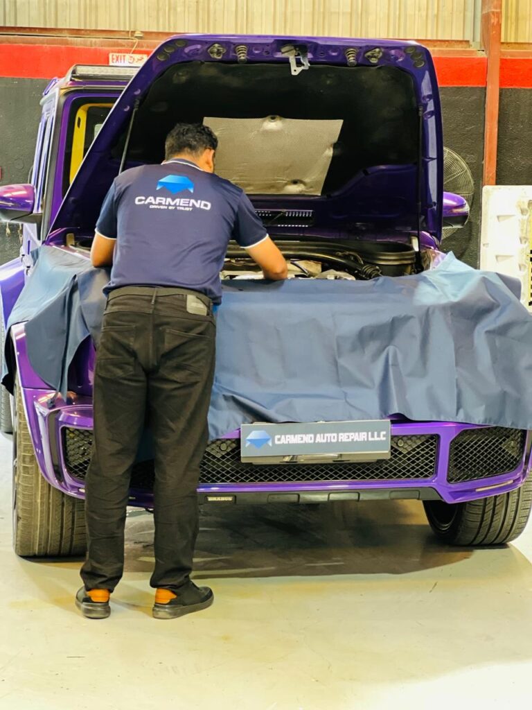 Affordable car service packages in Dubai for luxury vehicles at Carmend Auto Garage