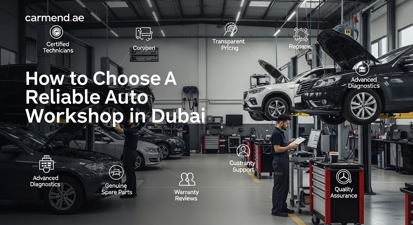 Reliable auto workshop in Dubai providing professional car service