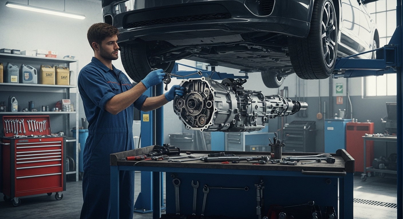 Audi transmission repair in Dubai by professional technicians