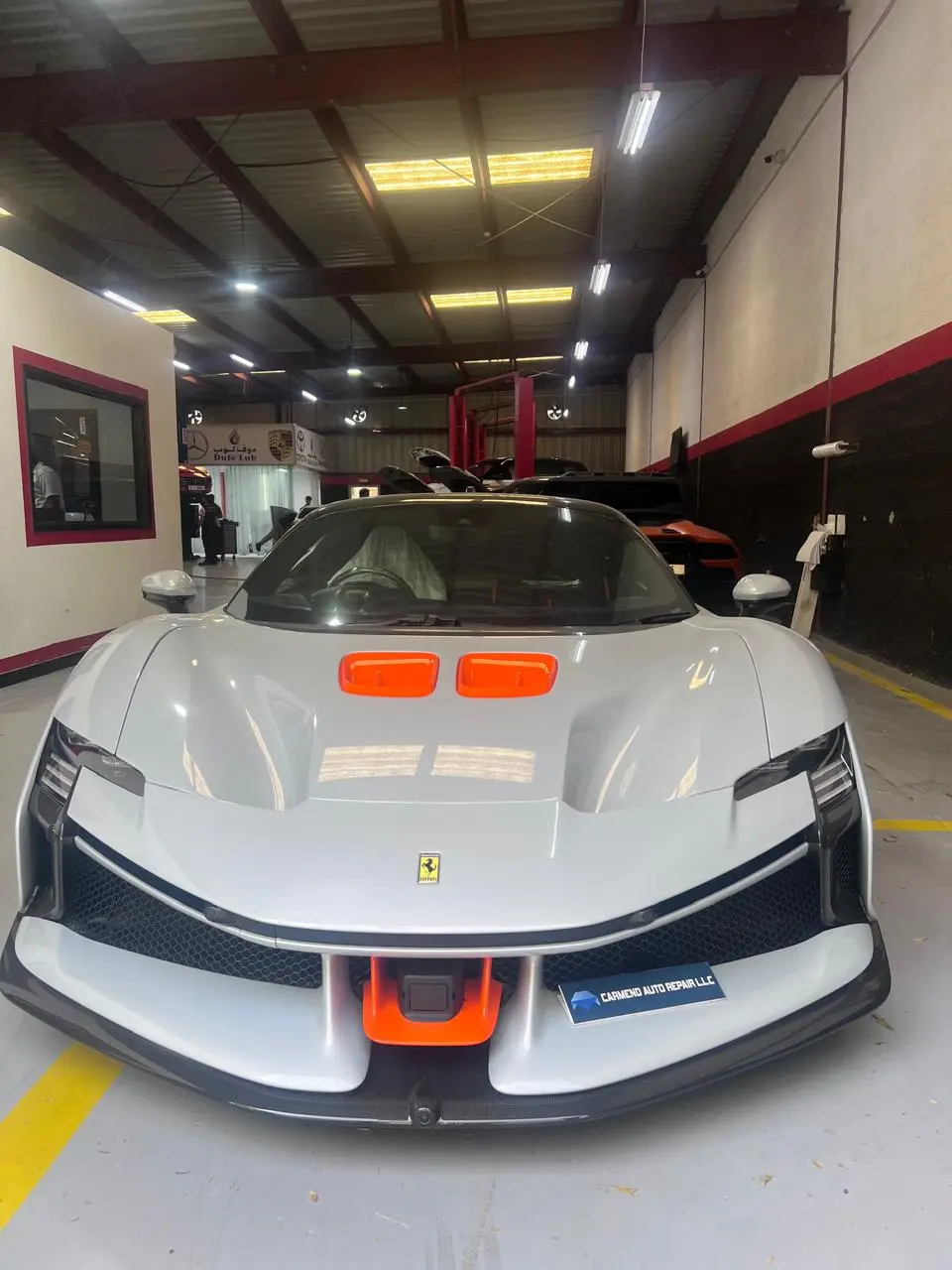 Ferrari repair Dubai by certified carmend auto garage