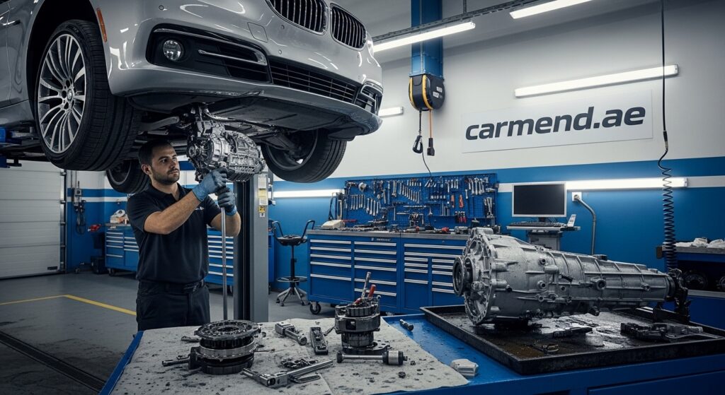 BMW transmission repair in Dubai by professional BMW gearbox specialist