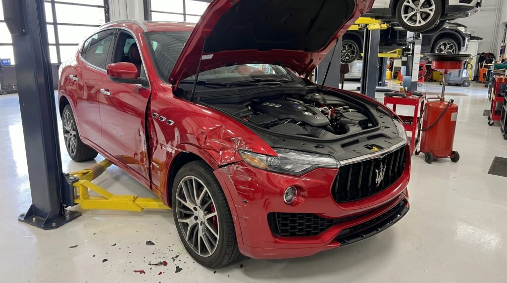Maserati Levante Body Work in Dubai at Carmend Auto Garage