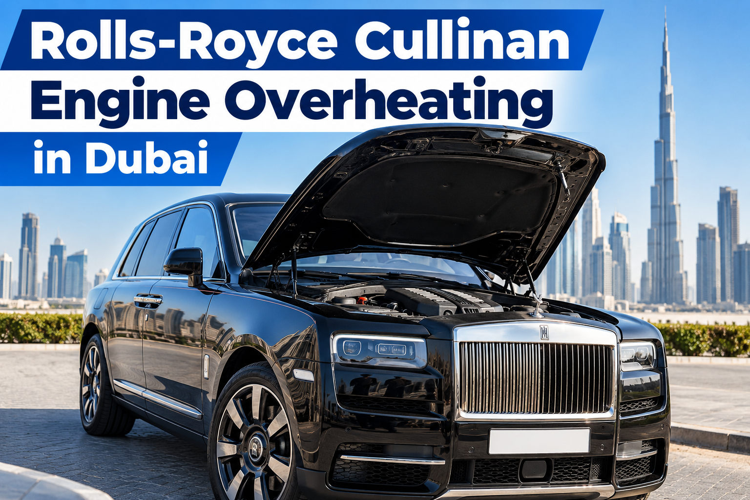 Rolls-Royce Cullinan engine overheating repair in Dubai