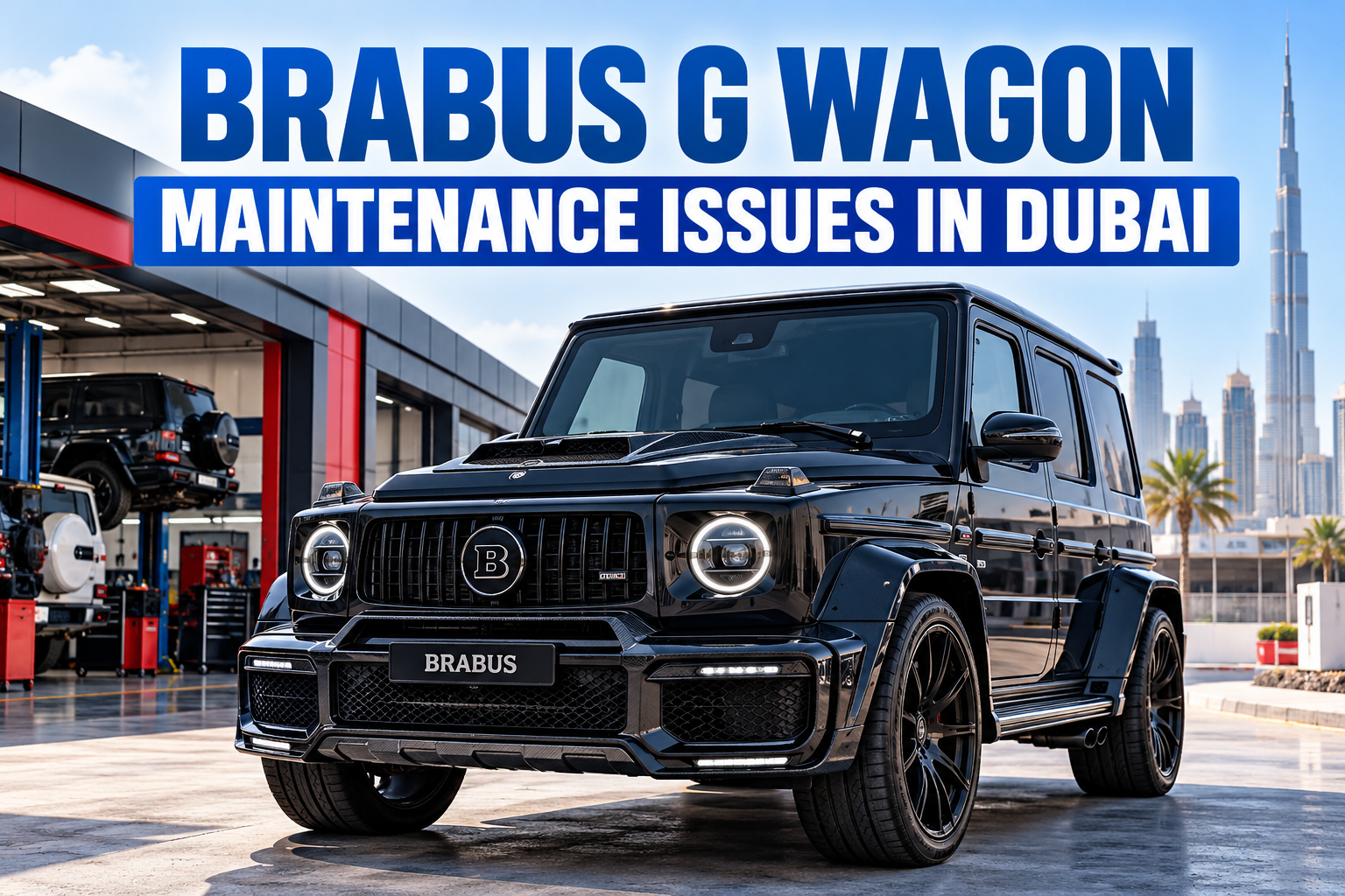 Brabus G Wagon maintenance issues in Dubai