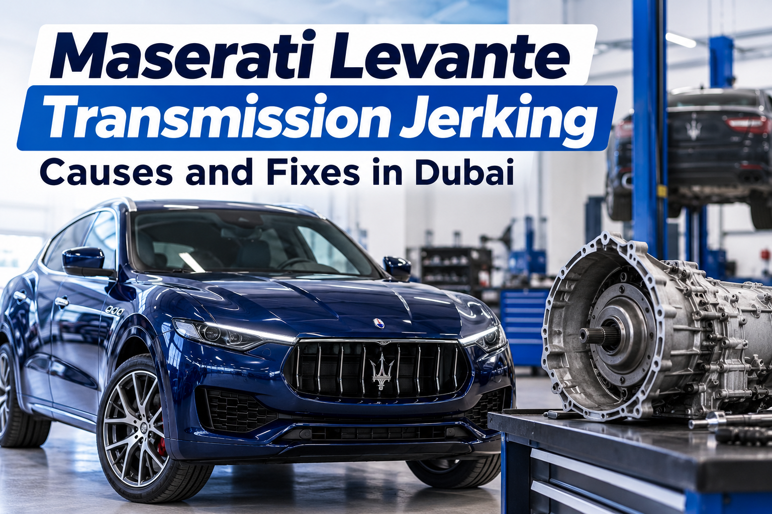Maserati Levante transmission jerking repair in Dubai